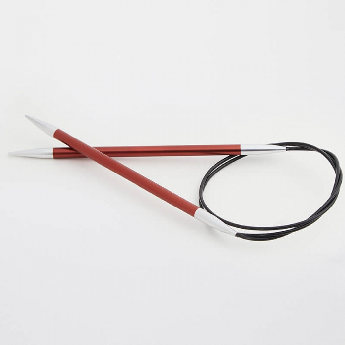 Apļadatas KnitPro ZING 80 cm, 5.50 mm